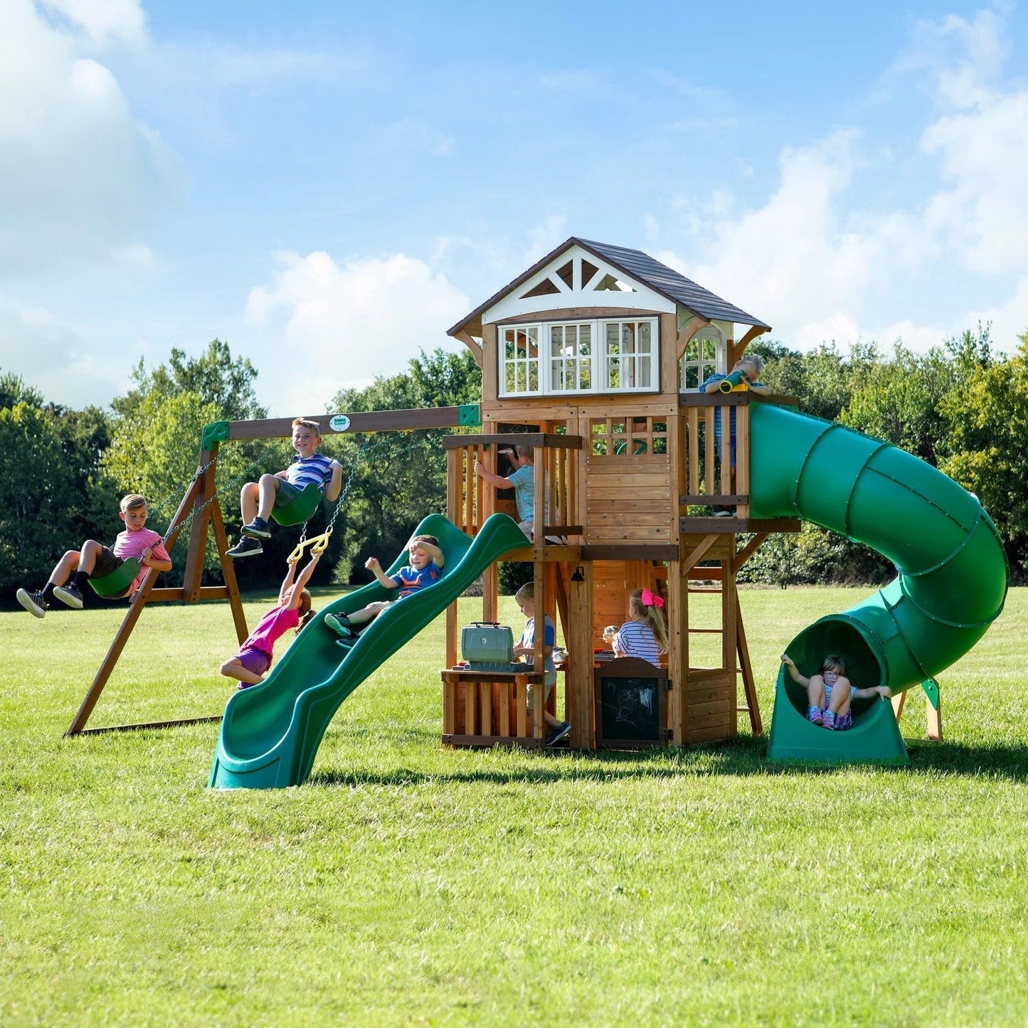 Bristol Point Swing Set Shipping Assembly Included